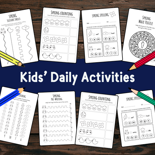 Kids' Daily Activities - ThePrintyCraft